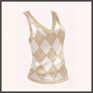 ニットベスト（茶）