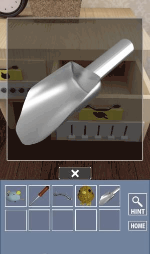 インコ脱出2_スコップの入手