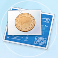 ローレライバッジの設計図