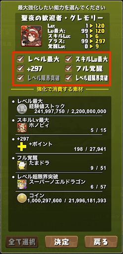 最大強化やり方-②
