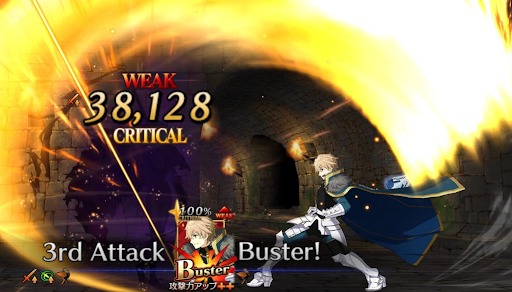 ガウェイン_バスター攻撃