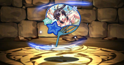 ビーチバレーの姫神・立花ぎん千代のうちわ