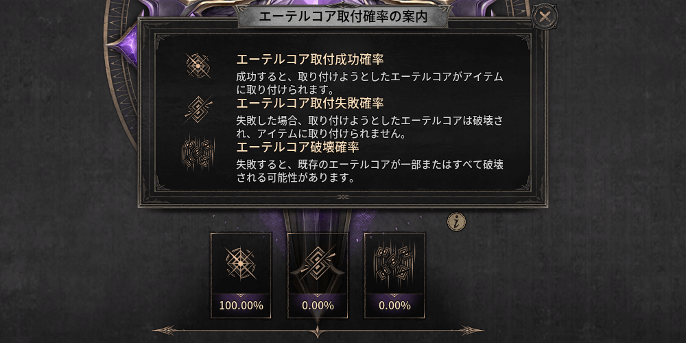ダークディセンバー_失敗するとエーテルコアが破壊される