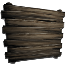 木の壁掛け看板