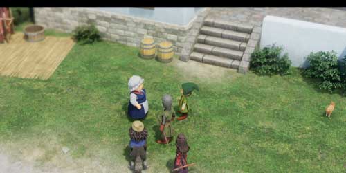 DQ7リイマジンド_村の中央でマーレに会う