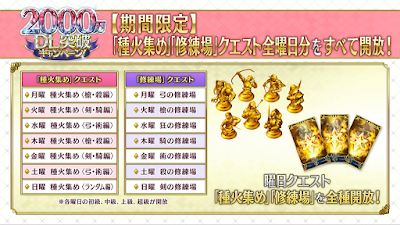 fgo-曜日クエスト全開放