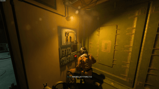 ファラと一緒に発射台へ向かう