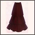 ハイウエストスカート（茶）