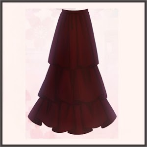 ハイウエストスカート（茶）