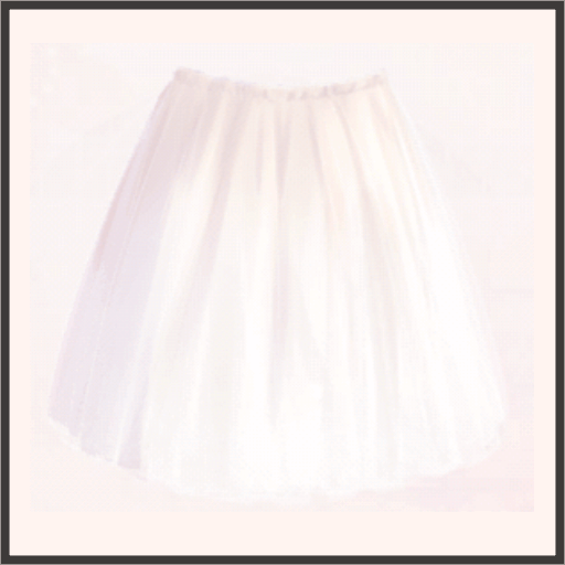 薄絹ミニスカート（桃）