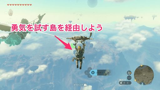 勇気を試す島