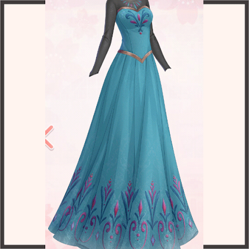 ドレス★戴冠式・エルサ