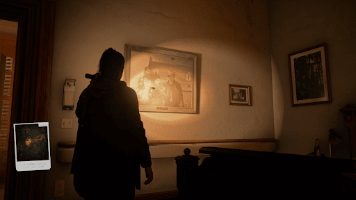 部屋を出る前に絵から手がかりを入手