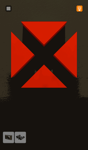 脱出ゲーム非常階段_1階_文字盤をヒントに右左下上下右上左左下上右の順番で赤いボタンをタップする