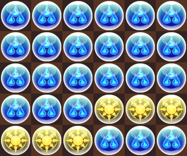 ドットライトニング　確定盤面