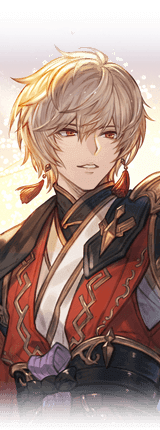 来国迎春騎士戎服_短冊