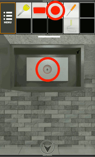 GarageHouse_テレビの下の棚を開ける