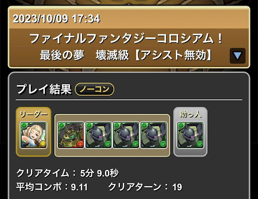 FFコロシアム-パンネロ×ゲルググ