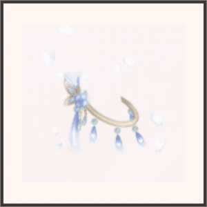 青き蝶のアンクレット