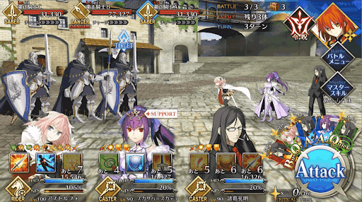 fgo-粛正騎士ハント_バトル