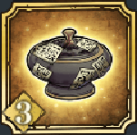 [金彩]文様の据物・参