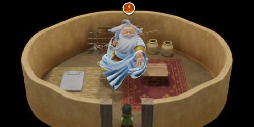 DQ7リイマジンド_かみさまの家で待ち構えるかみさま