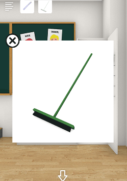 Schoolしょんぼりチャーリーと不思議な教室_モップ