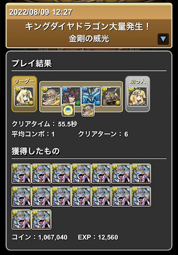 キングダイヤドラゴン大量発生サレーネパーティ