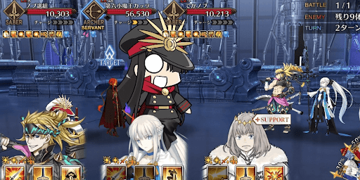 fgo-オールちびノブ総進撃1戦②