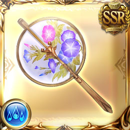蕣花透扇