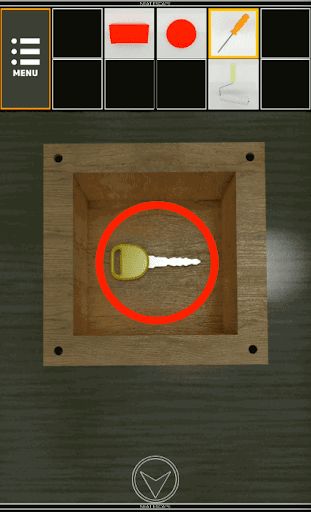 GarageHouse_箱の中から鍵を入手する