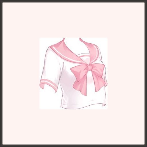 セーラー服-トップス（桃）