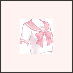セーラー服-トップス（桃）
