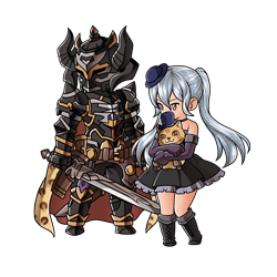 黒騎士＆オルキス_初期状態