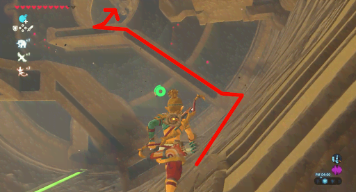 BotW_勇導石までの道順