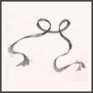 水緞の雲（青）