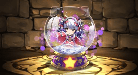 星雪の白虎・ハクのスノードーム