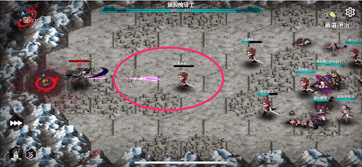 近い敵を自動攻撃