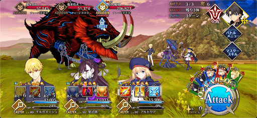 fgo-巨大魔猪ハント_バトル