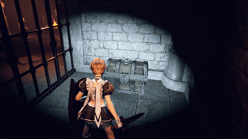 ダンジョン_照明石で明かりを確保