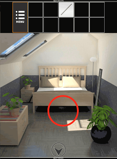 屋根裏部屋からの脱出