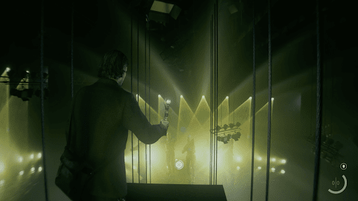 梯子を登ってライトシフトを変更する