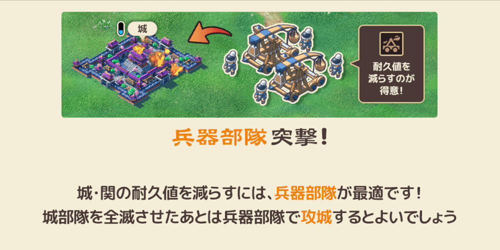 ブラウザ三国志天_耐久値を0にする