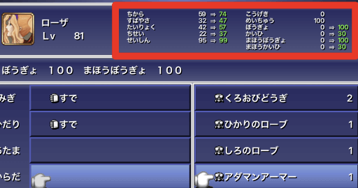 アダマンアーマー装備