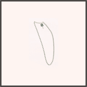 珠玉のネックレス（青紫）