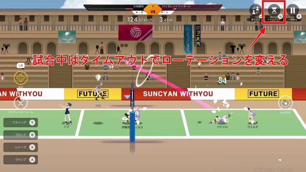 失点が連続したら味方の配置を変える