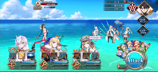 fgo-夏！うみ！水上の美女！！_バトル2