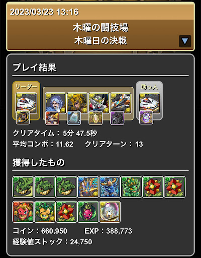 木曜の闘技場-デイトナパーティ