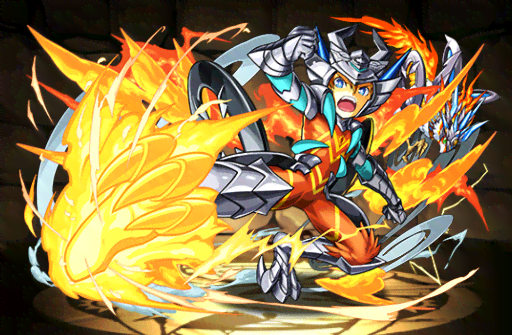 白光炎隼神のアーマーＸ龍喚士・エース