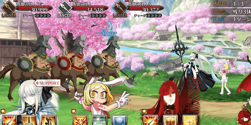 fgo-ゴーストルーム桃園の怪人_バトル1